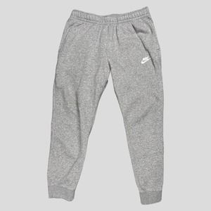 Men's Light Gray Sportswear Sweatpants Size Medium